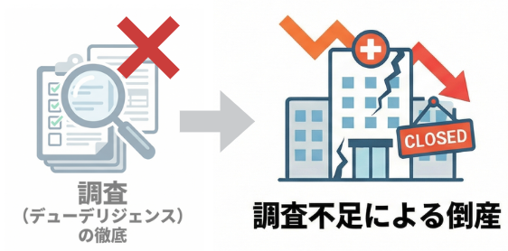 調査不足が招いた倒産